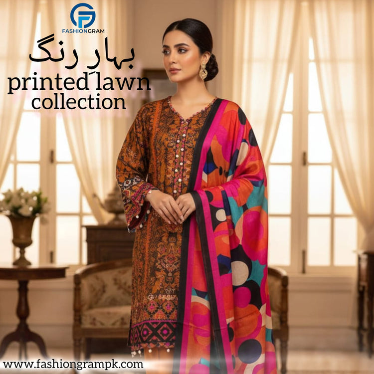 BAHAAR-E-RANG DIGITAL PRINTED LAWN