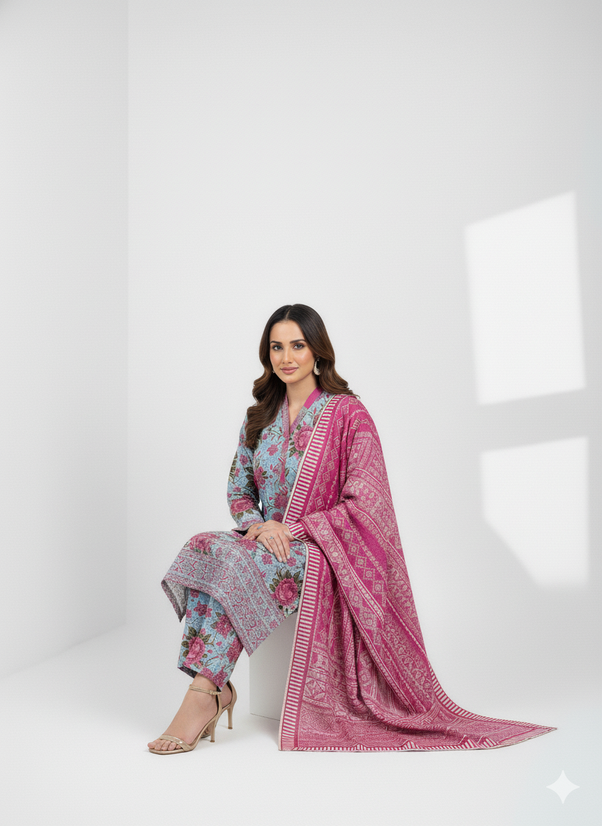 Blossom Edit-Khaddar Winter Collection B-14