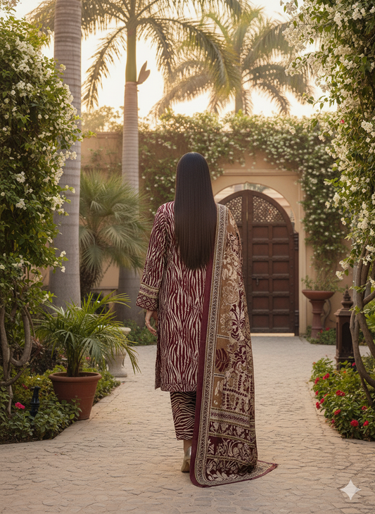 Blossom Edit-Khaddar Winter Collection B-13