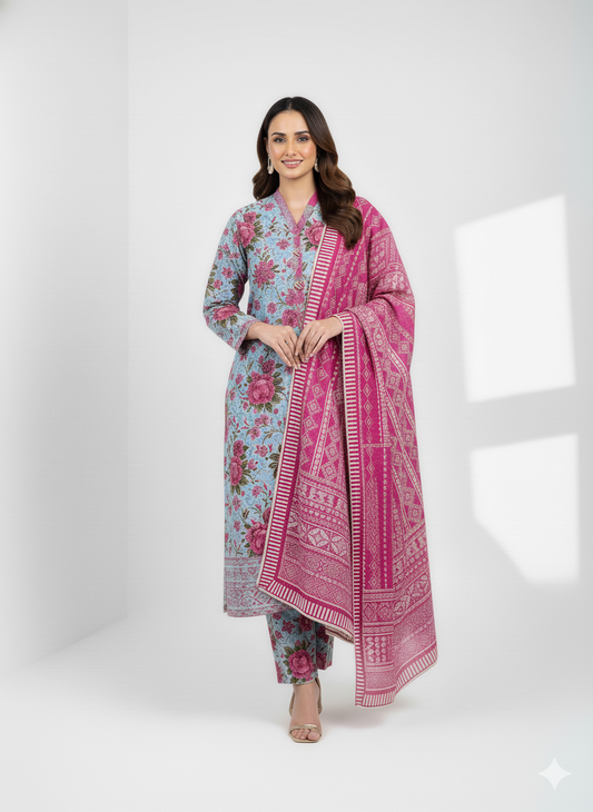 Blossom Edit-Khaddar Winter Collection B-14