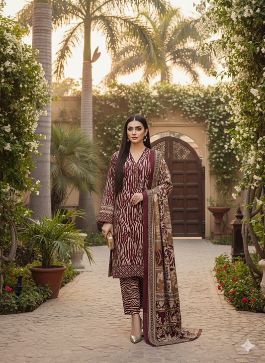 Blossom Edit-Khaddar Winter Collection B-13