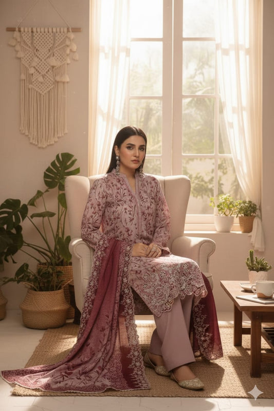 Shahnoor Emb Khaddar k-12