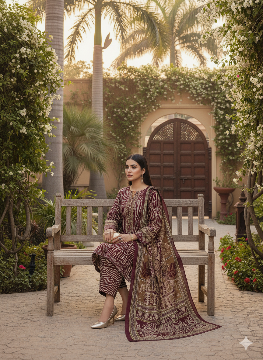 Blossom Edit-Khaddar Winter Collection B-13