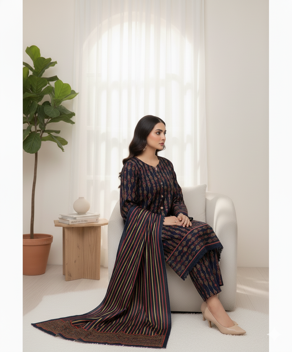 Blossom Edit-Khaddar Winter Collection B-12