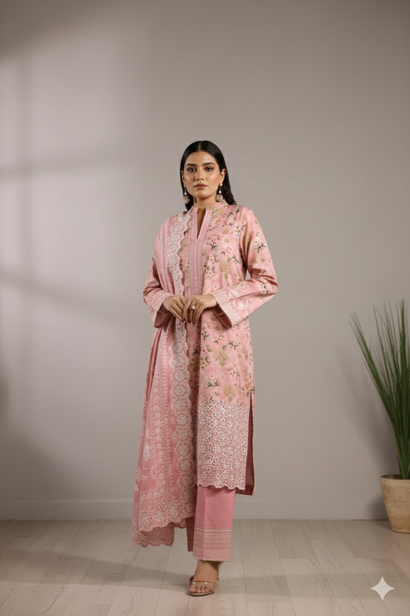 Shahnoor Emb Khaddar k-07