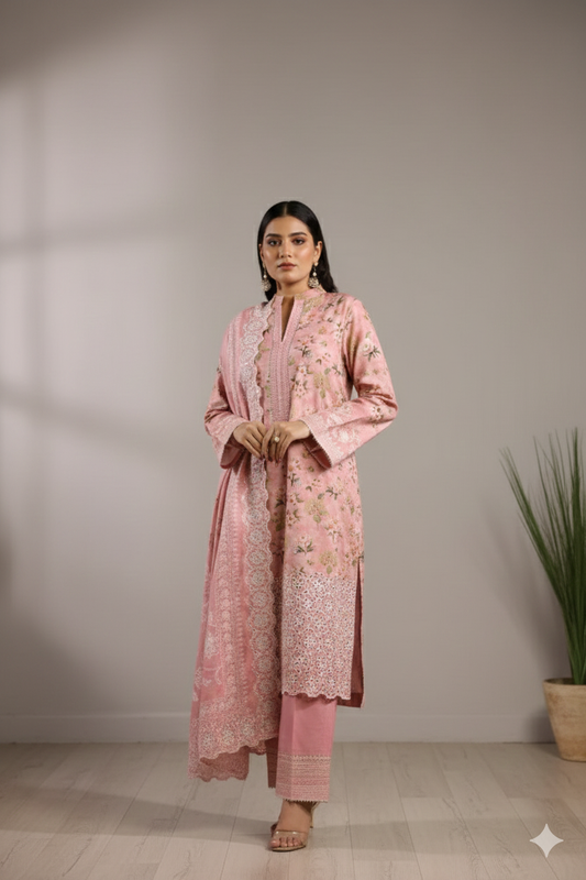 Shahnoor Emb Khaddar k-07