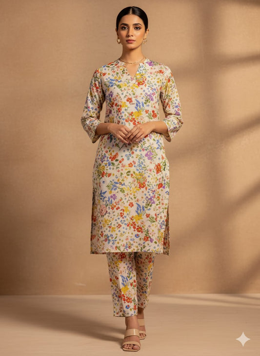 PRINTED MB  CO-ORDS LAWN