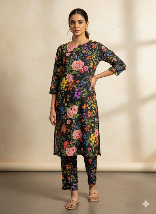 PRINTED MB  CO-ORDS LAWN