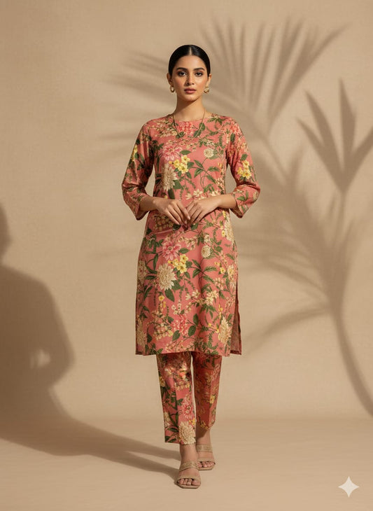PRINTED MB  CO-ORDS LAWN