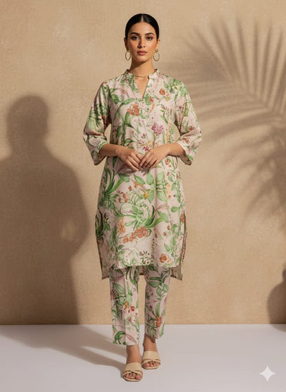 PRINTED MB CO-ORDS LAWN